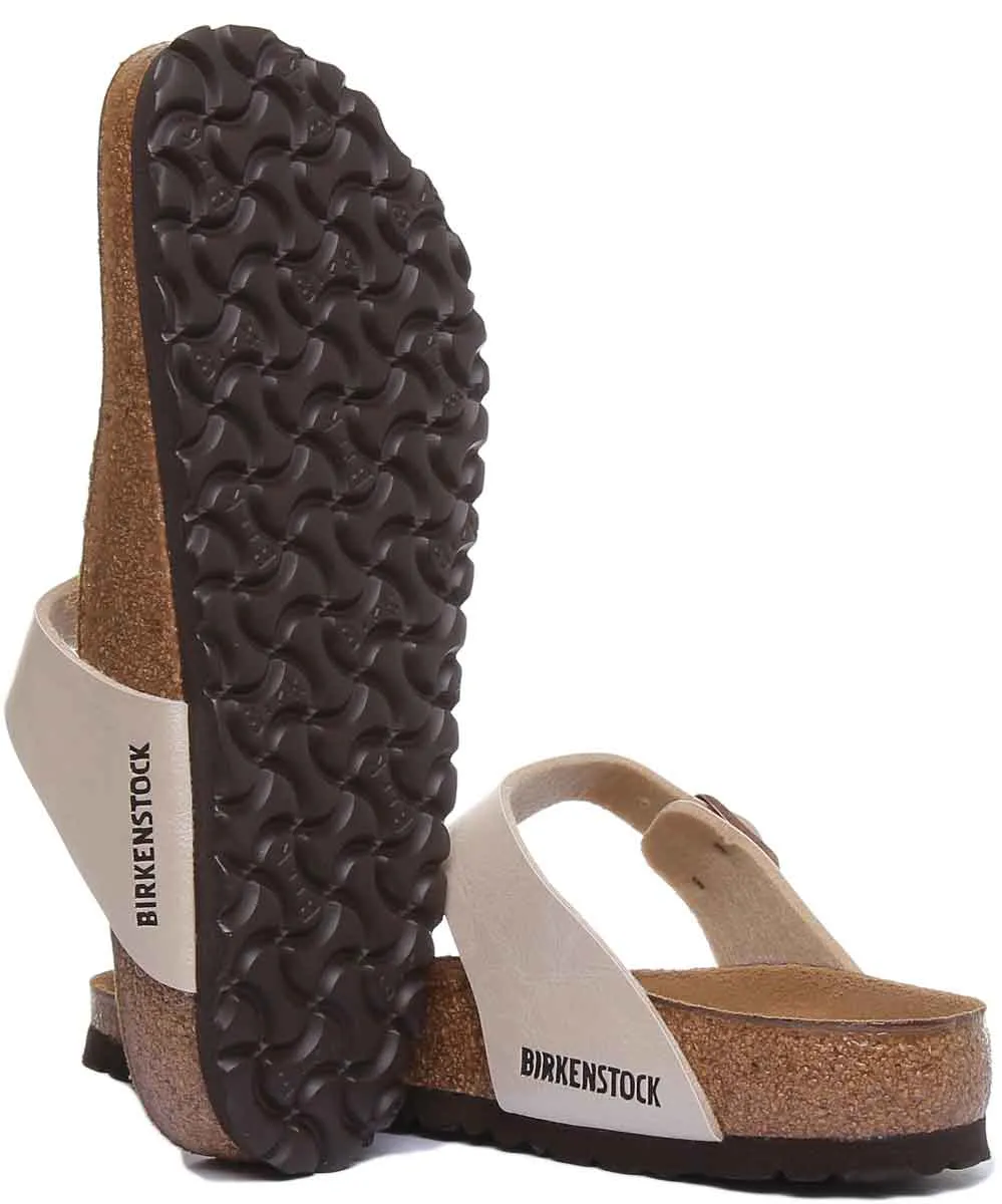 Birkenstock Gizeh In Cream For Women