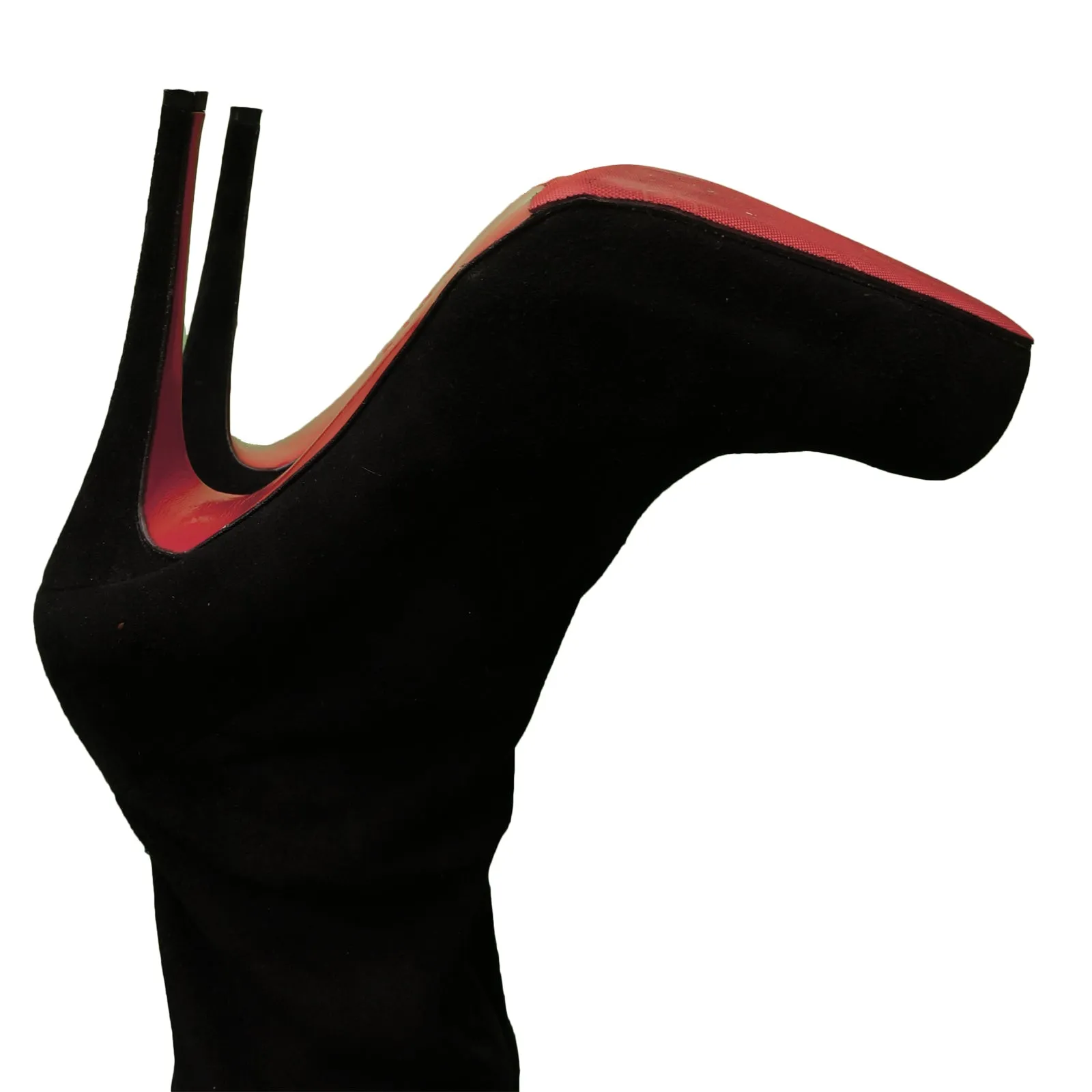 CHRISTIAN LOUBOUTIN MONICA 120 SUEDE THIGH HIGH BOOTS
