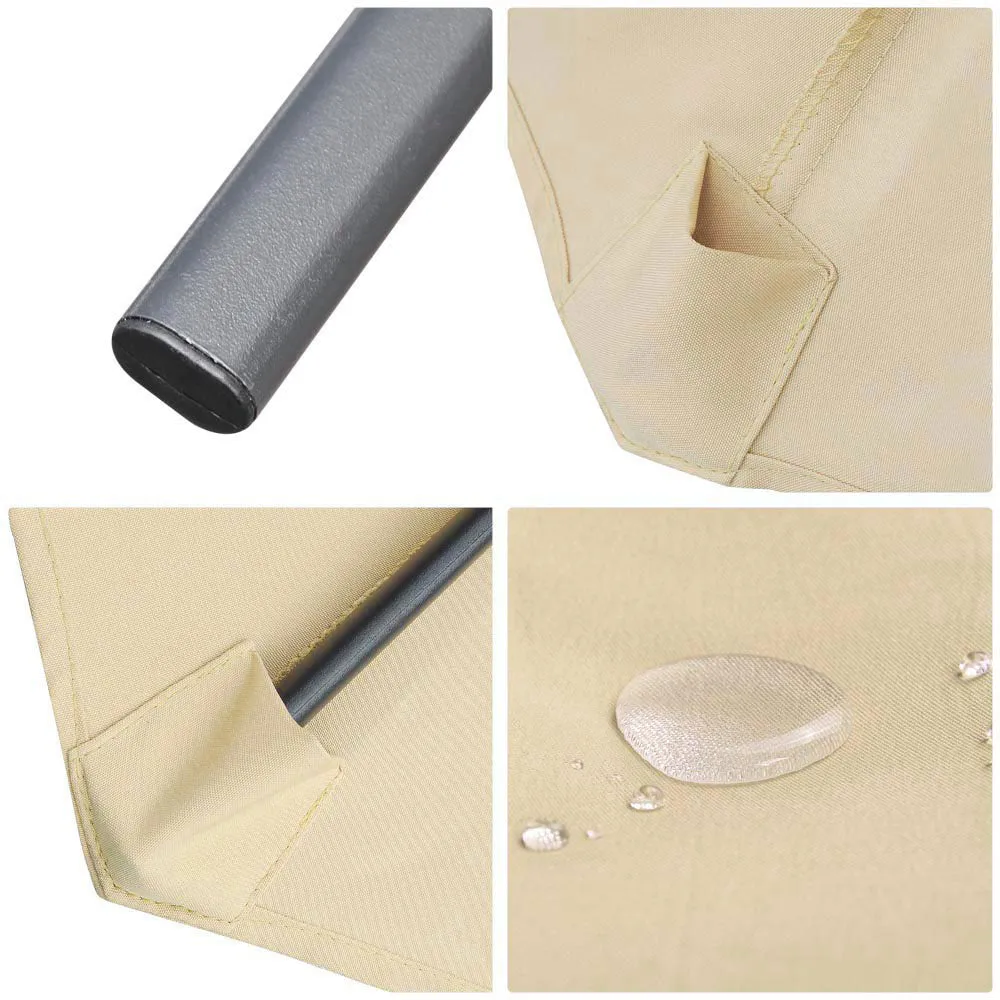DIY 10 Foot Patio Outdoor Umbrella Tilt Color Options