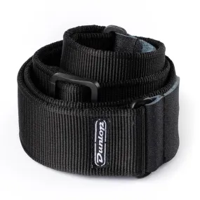Dunlop D38 Nylon Solid Black Strap