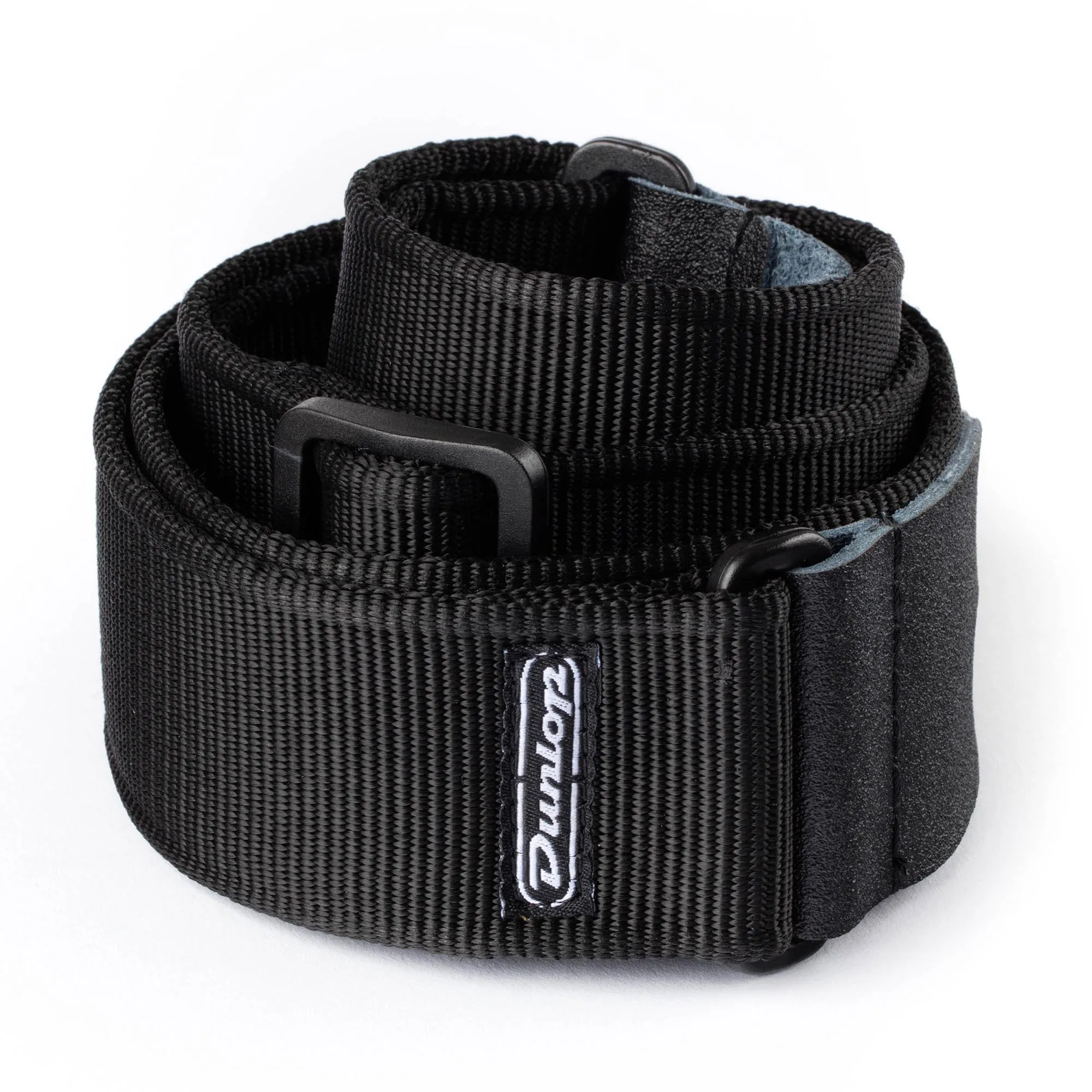 Dunlop D38 Nylon Solid Black Strap