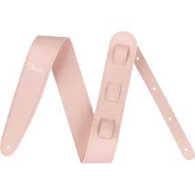 Fender Vegan Leather Strap, Shell Pink, 2.5"
