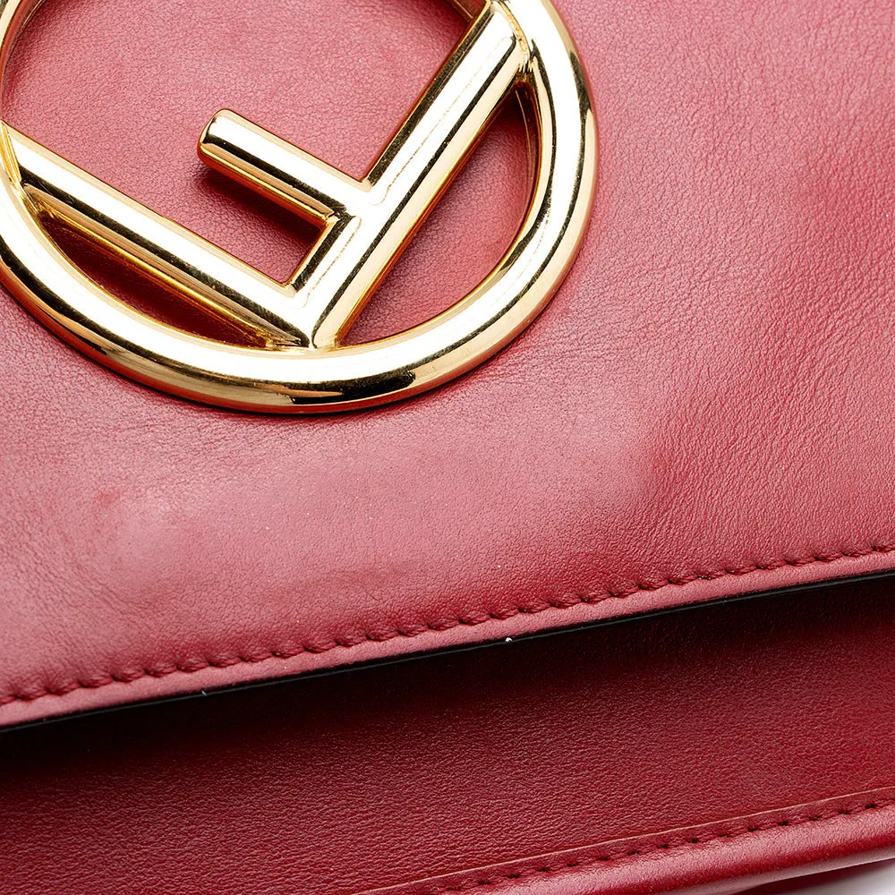 Fendi Calfskin Kan I Shoulder Bag (SHF-13965)