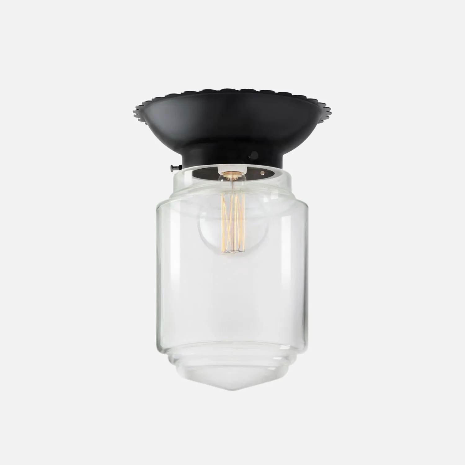 Fran 4" Surface Mount - Clear Shades