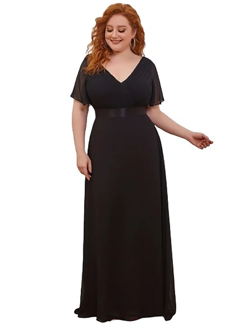Funki Buys | Dresses | Women's Elegant Chiffon Evening Dress