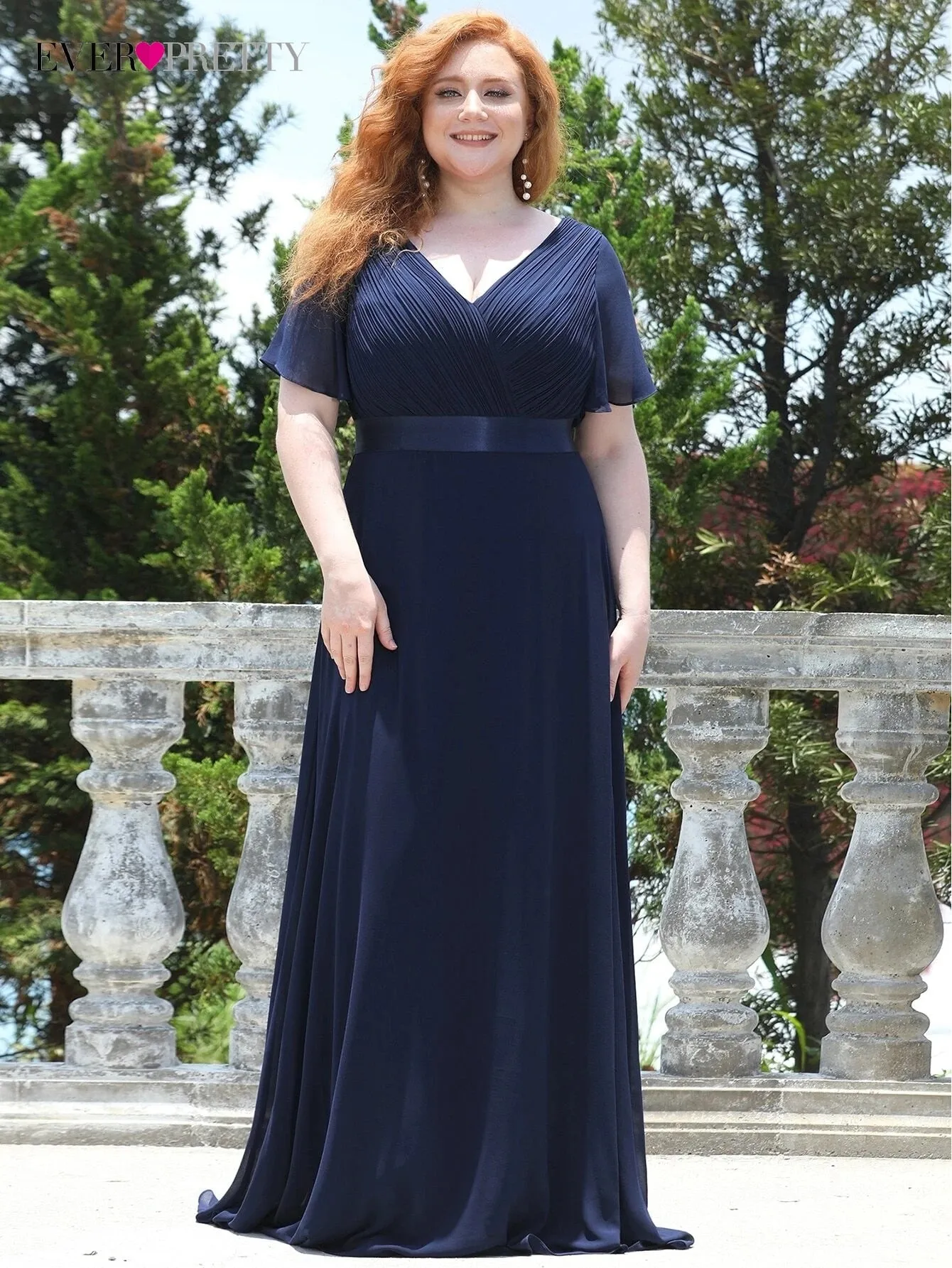 Funki Buys | Dresses | Women's Elegant Chiffon Evening Dress