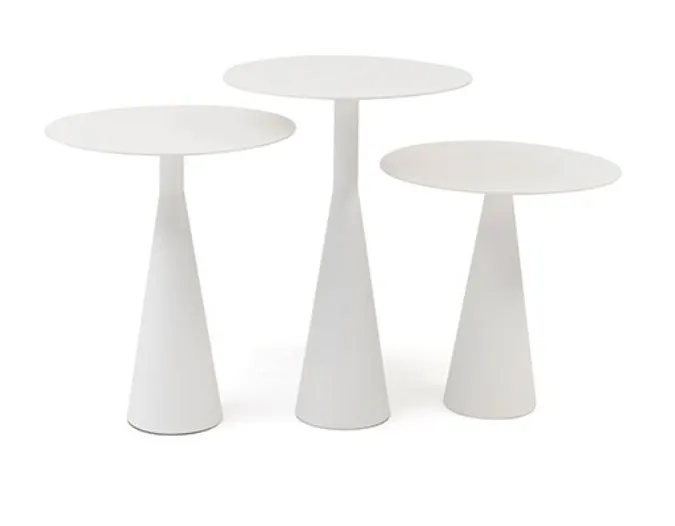 Infinity Outdoor Side Table - White or Grey Color