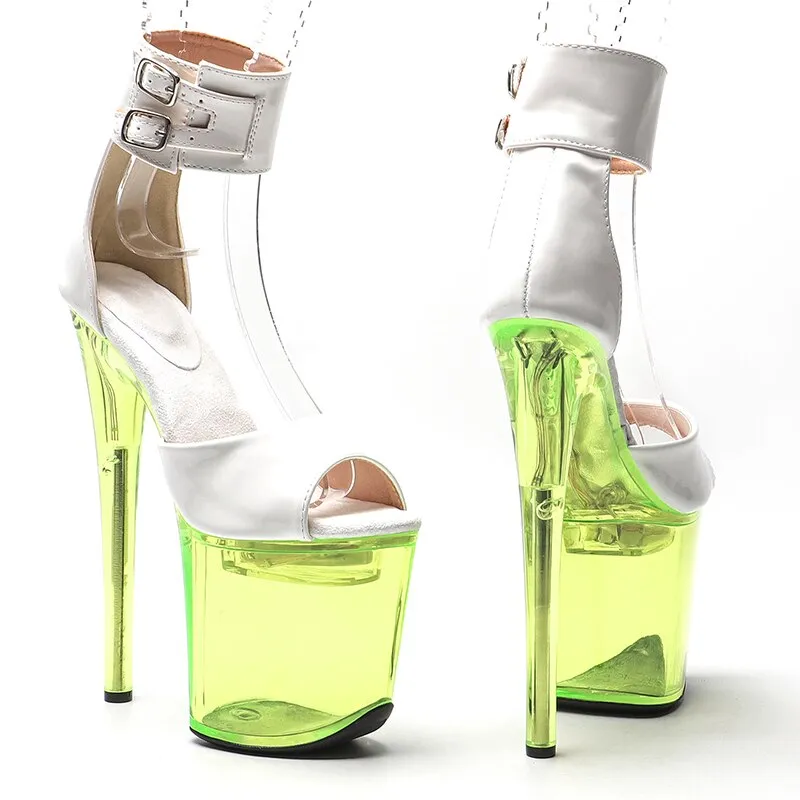 LED Light Up Stripper High Heels