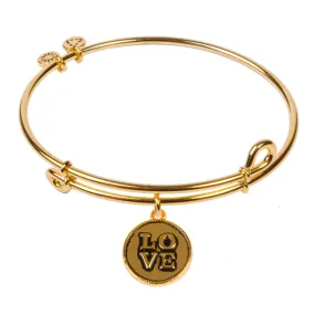 Love, Bangle 18K Gold Plated