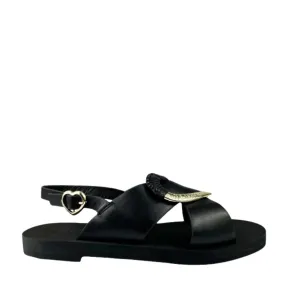 Love Moschino Heart Engraved Logo Sandals Love Moschino Heart Engraved Logo Sandals
