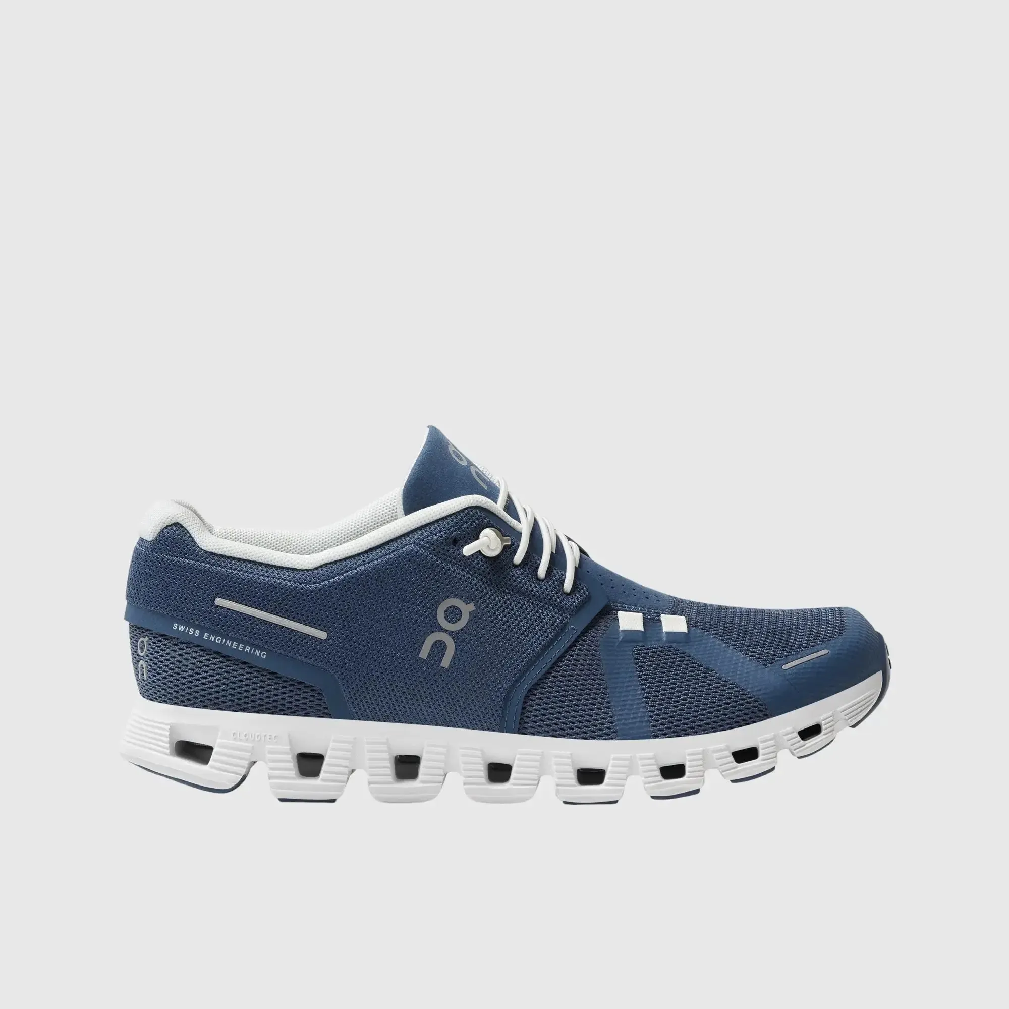 On Women's Cloud 5 Denim White
