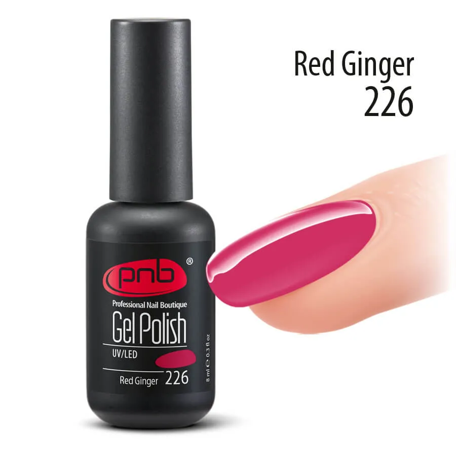 PNB Ginger red gel nail polish 226