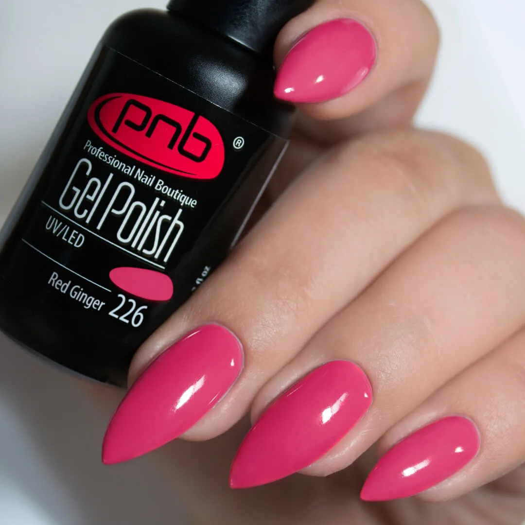 PNB Ginger red gel nail polish 226