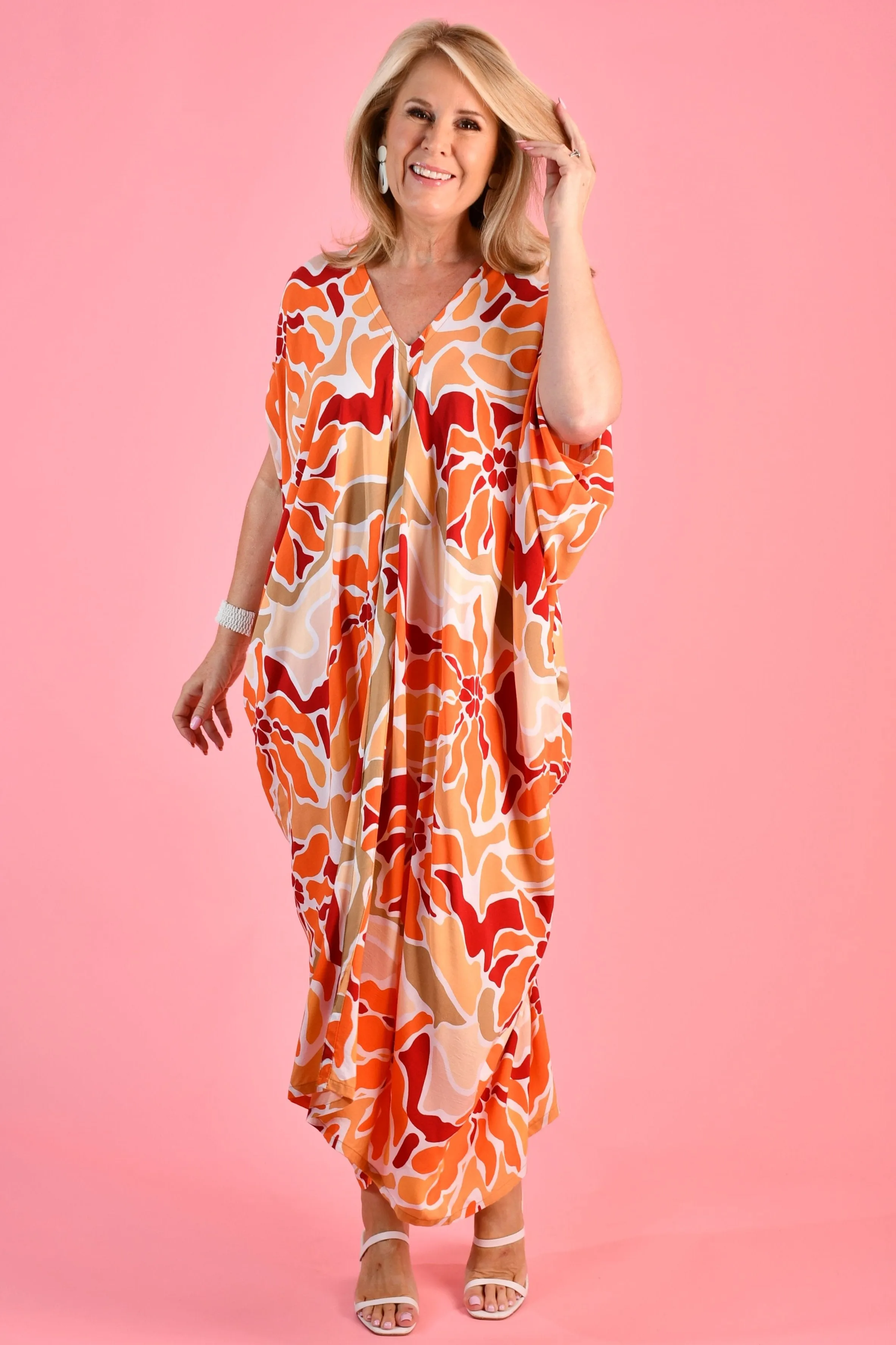 VBLD348 - CUSHLA DRESS - DESERT SUNSET
