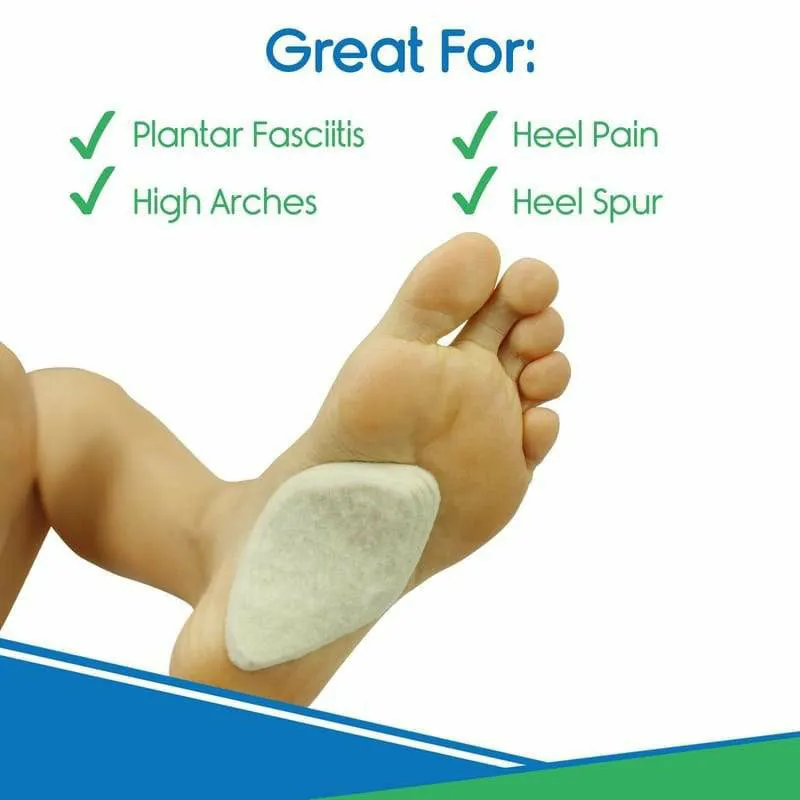 Vive Health Felt Arch Pads - White