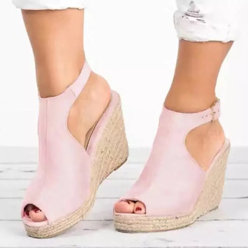Women's Ankle Strap Wedge Platform Sandals
