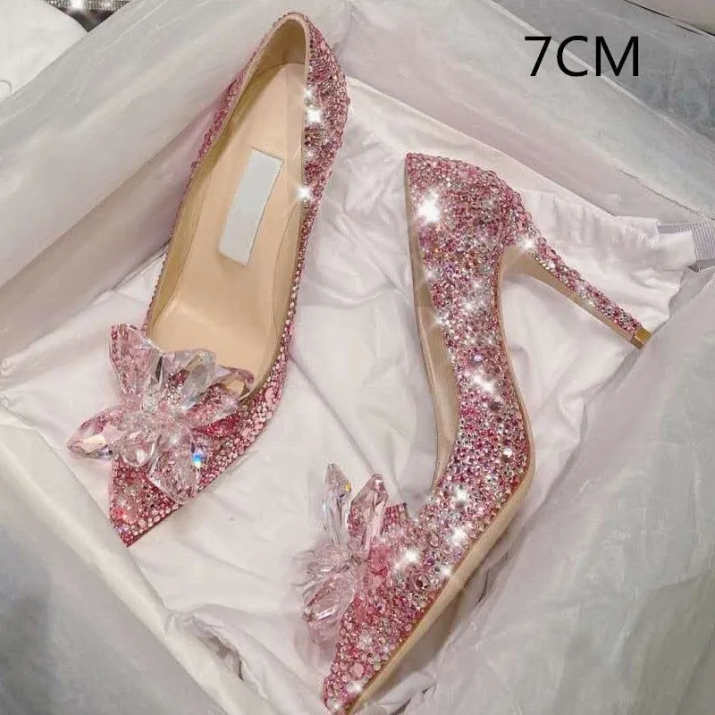 Women's Crystal Princess Bridal Shoes