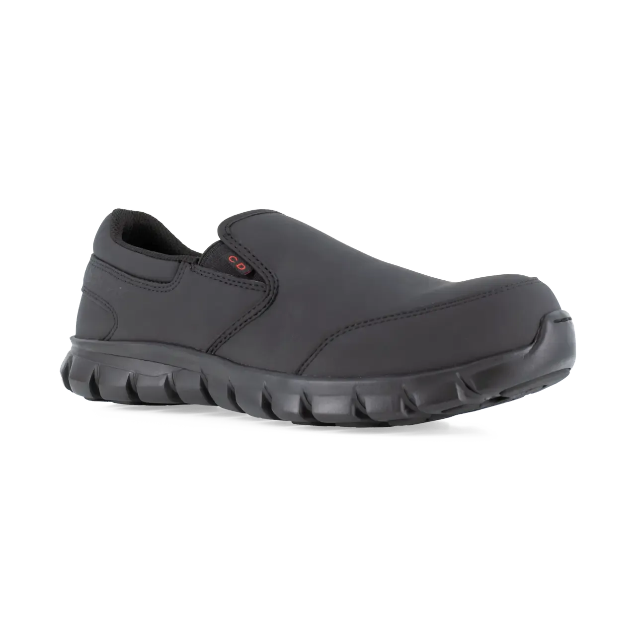 Women's Sublite Cushion Composite-Toe Slip On Athletic Work Shoe Black